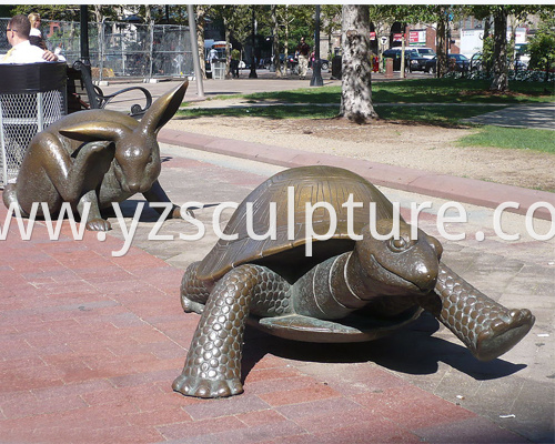 Bronze Turtle Sculpture 